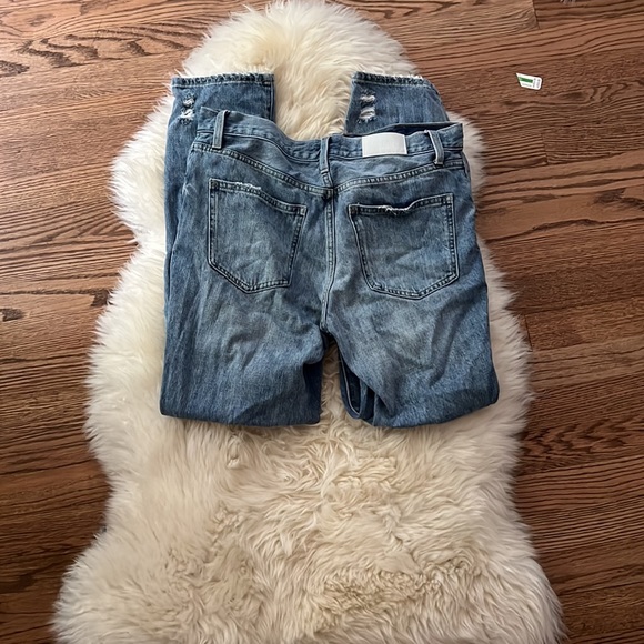 Straight light wash ripped jeans high rise - Picture 2 of 2